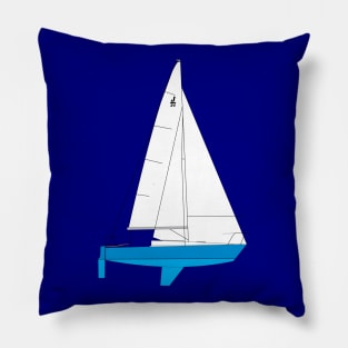 J/24 Sailboat Pillow
