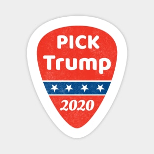 Pick Trump Guitar Election 2020 Anti Biden USA Magnet