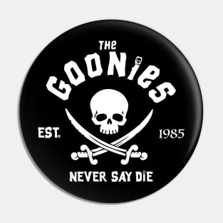 the Goonies | Never Say Die 1985 Pin