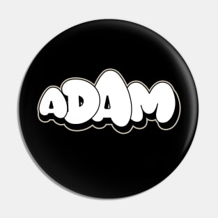 ADAM name graffiti writing bubble letters style Pin