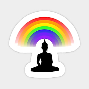 Tibetan Buddhist Dzogchen Rainbow Buddha Magnet