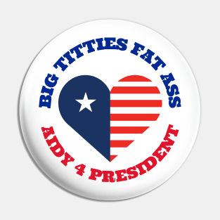 Aidy 4 President Pin