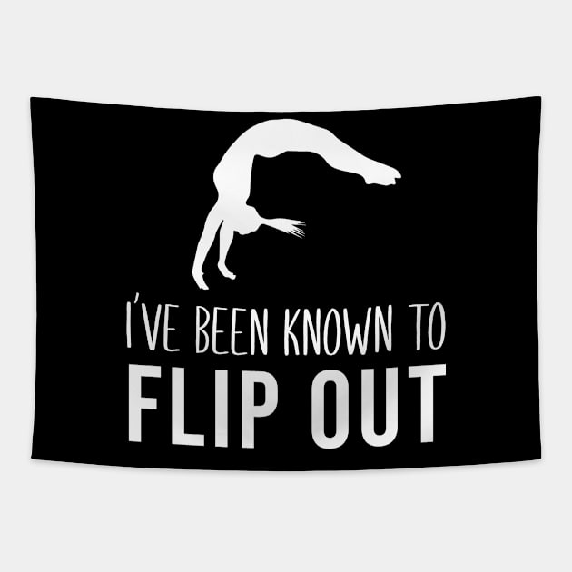 Funny gymnastics quote Tapestry by sewwani