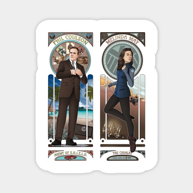 Art Nouveau - Philinda Magnet by eclecticmuse