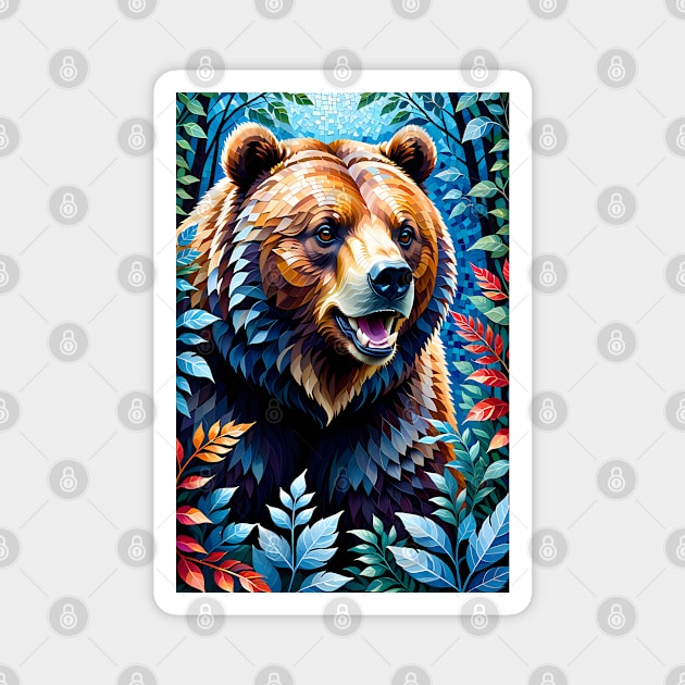 GRIZZLY HOME DECOR Magnet by vibrain