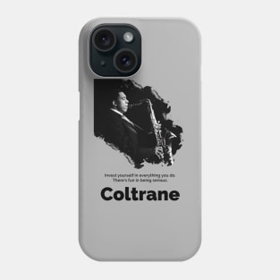 John coltrane cartoon Phone Case