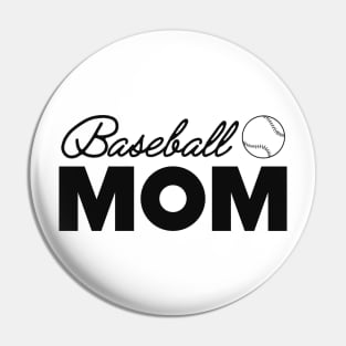 Baseball mom Pin