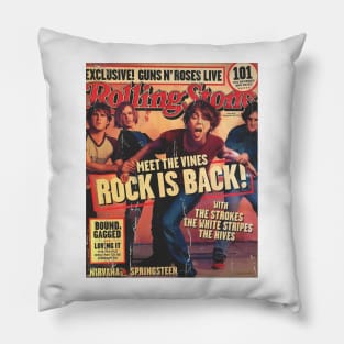 rock is back the vines Pillow