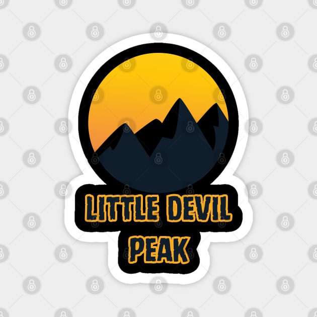 Little Devil Peak Magnet by Canada Cities