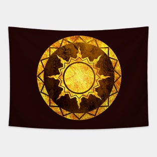 Atlantean Sun on Bronze Tapestry