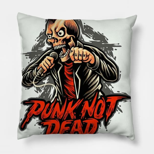 Punkrock Pillow by Ferawela store