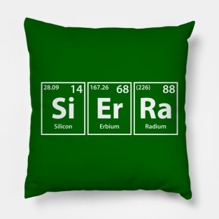 Sierra (Si-Er-Ra) Periodic Elements Spelling Pillow