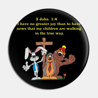 3 John 1.4. English Bible verse Pin