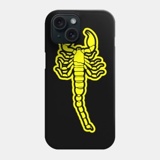 cool yellow scorpion Phone Case