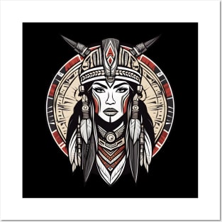 Annartshock Angry Indian Female Warrior T-Shirt