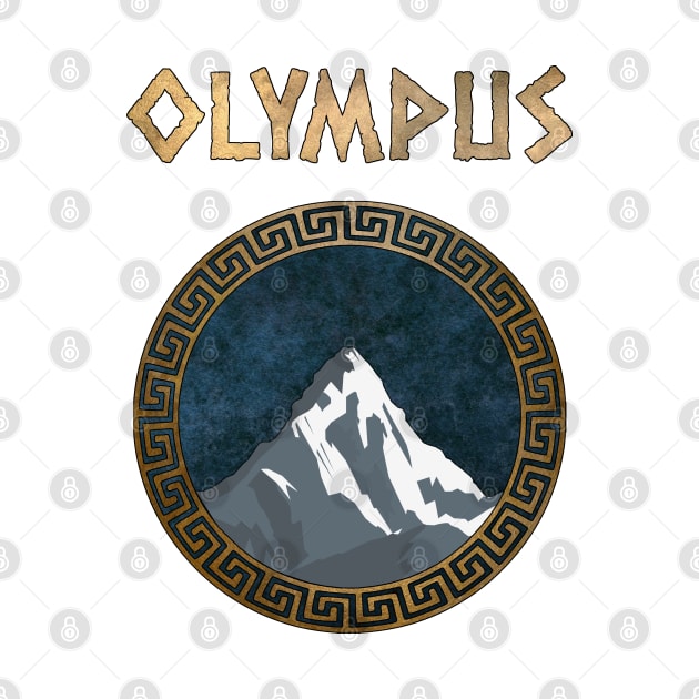 Olympus Ancient Greece Mount Olympus Greek Gods Symbol by AgemaApparel