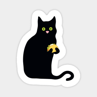 Taco bout awesome! Taco kitty loves tacos. Magnet