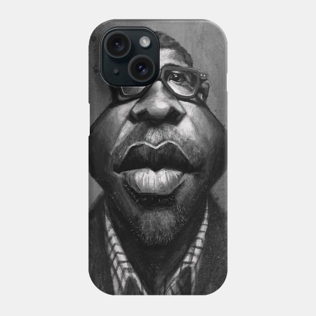 Horror Master: Jordan Peele Phone Case by metmangindaan