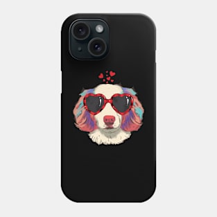 Australian Shepherd Dog Mom Valentine's day Phone Case