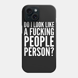 People Person BLACK Print Phone Case