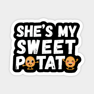 She's My Sweet Potato Thanksgiving Magnet