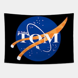 Two Tailed Tom - Space Tomcat Tapestry