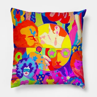 Electric Kool-Aid Acid Test Design One Pillow