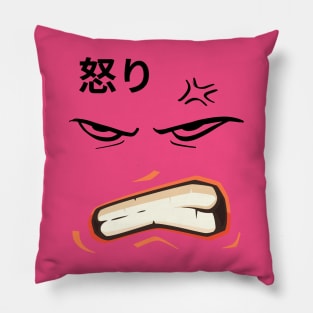 Angry face Pillow