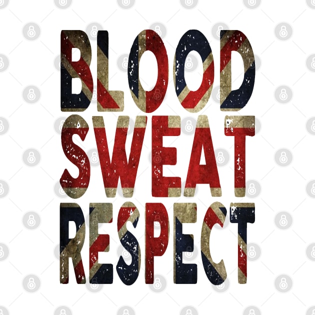 Blood, Sweat, Respect - UK by Vitalitee