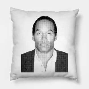 Oj Simpson mugshot Pillow