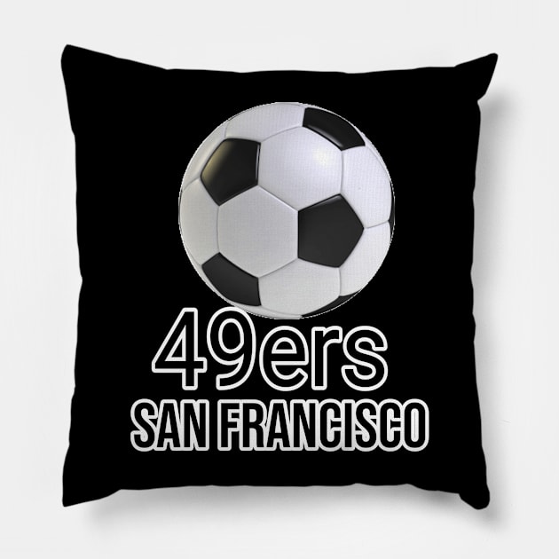 49ers Pillow by Light Up Glow 