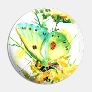 Yelow Butterfly Pin