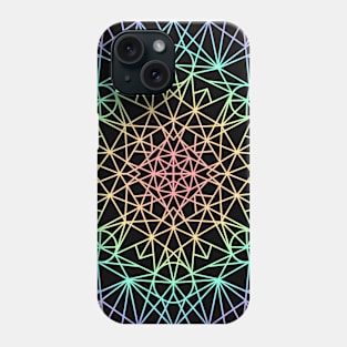 Colorful Sacred Geometry mandala Phone Case