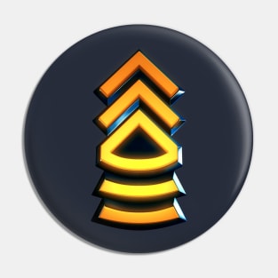 Master Sergeant - Military Insignia Pin