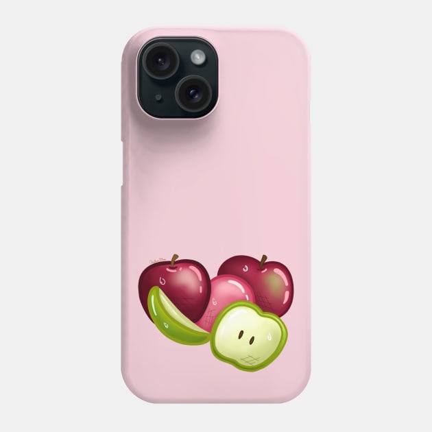 Apples Phone Case by Custom Baubles & Designs