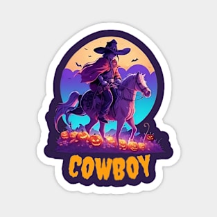 Halloween Cowboy Magnet