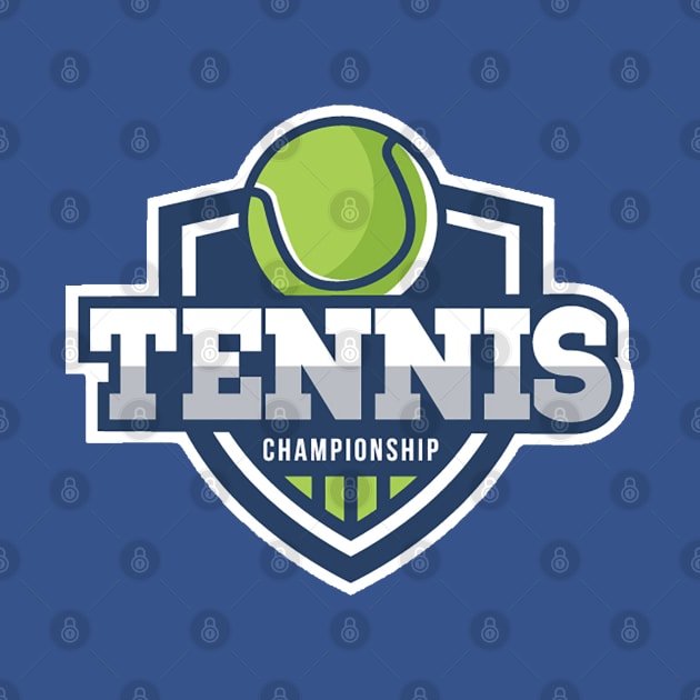 Tennis logo by Brainable ART