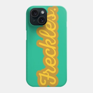 Freckles. gold Phone Case