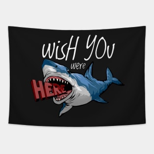 Wish you were here, shark Tapestry