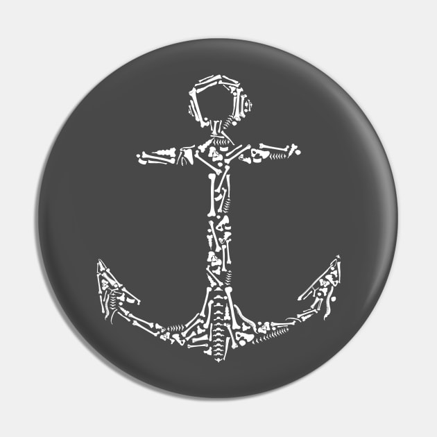 Anchor Bones Pin by NerdvanaLLC