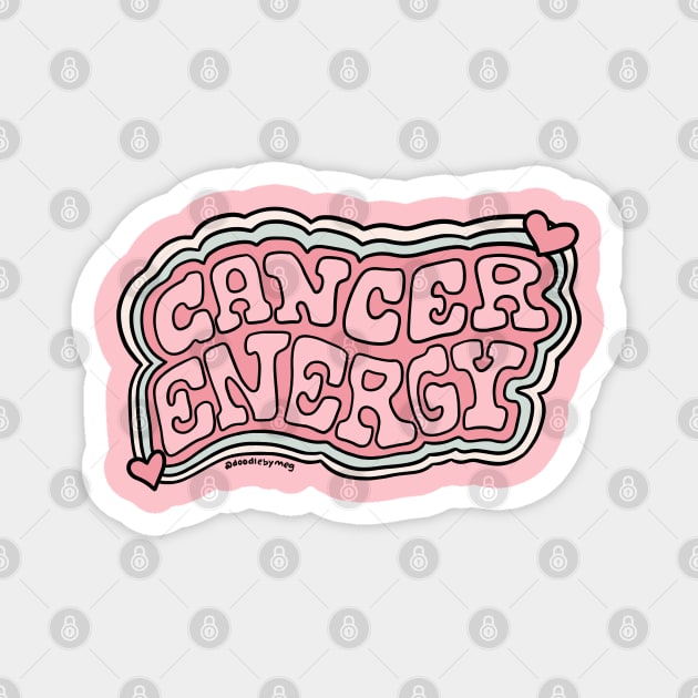 Cancer Energy Magnet by Doodle by Meg