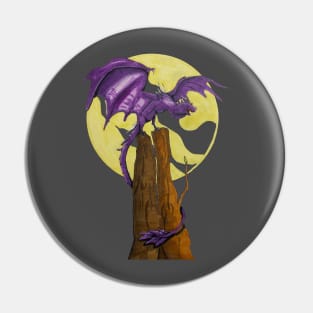 Wyvern Moon Pin