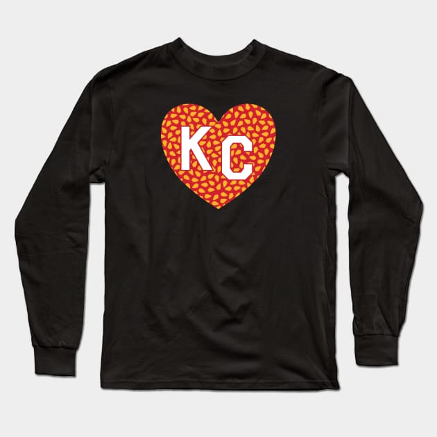 Arrowhead KC Heart Sticker for Sale by bellamuert3