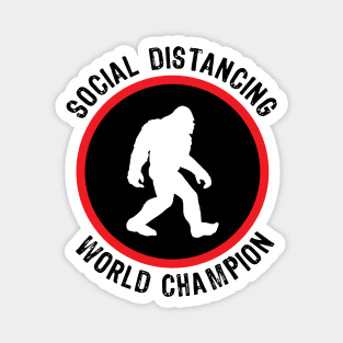 Bigfoot - Social Distancing World Champion Magnet