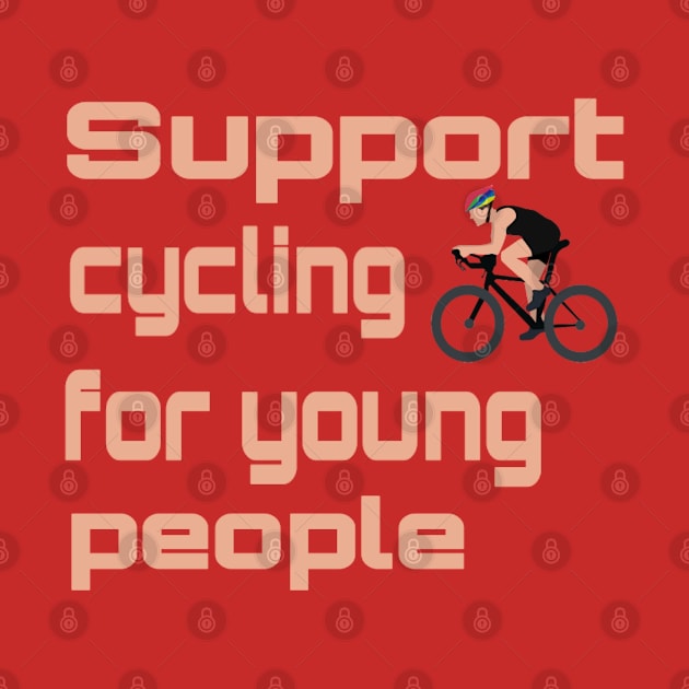 Support cycling for young people by Titou design