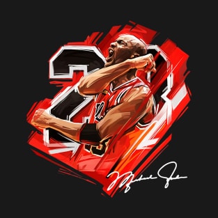 23 with signature ( Jordan ) T-Shirt