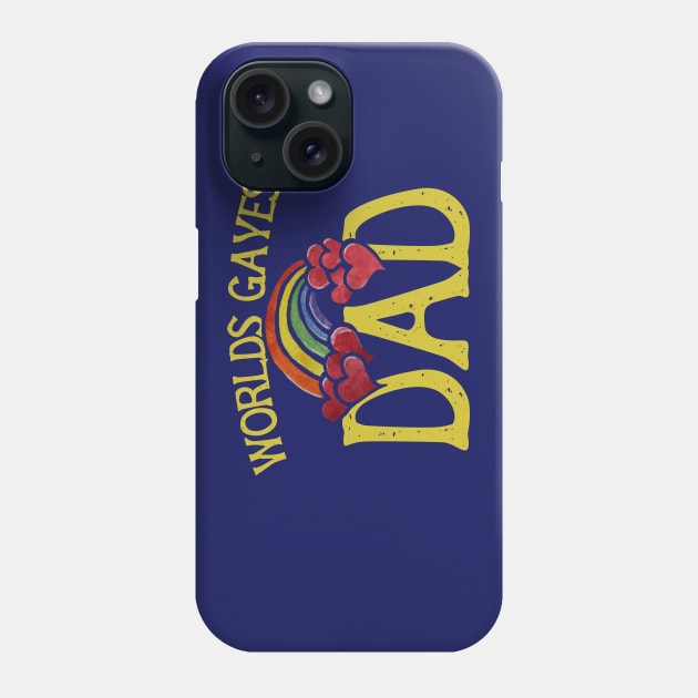 World's gayest Dad Phone Case by bubbsnugg