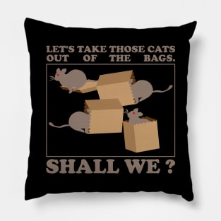 The Little Mice Street Gang - Funny Rats Pillow