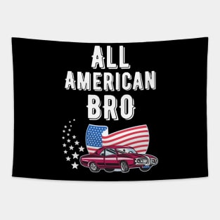 All American Bro 4th of July shirt Tapestry