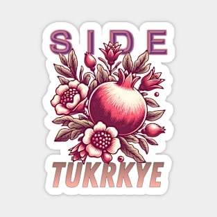 Side - Pomegranate - Turkey Magnet